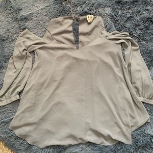 Haute Hippie Off Shoulder Blouse